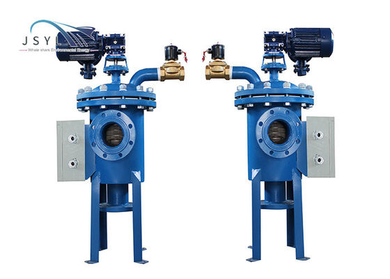 فلتر مياه Simplex Carbon Steel 100um يغسل تلقائيًا بالماء