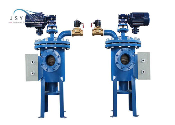 فلتر مياه Simplex Carbon Steel 100um يغسل تلقائيًا بالماء
